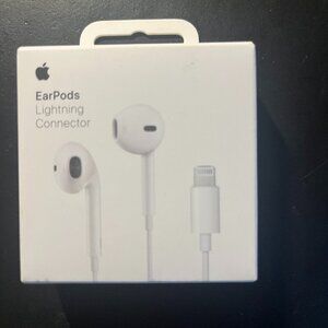Apple New White Ear Pods with Lightning Connector - New! Box Never Opened!